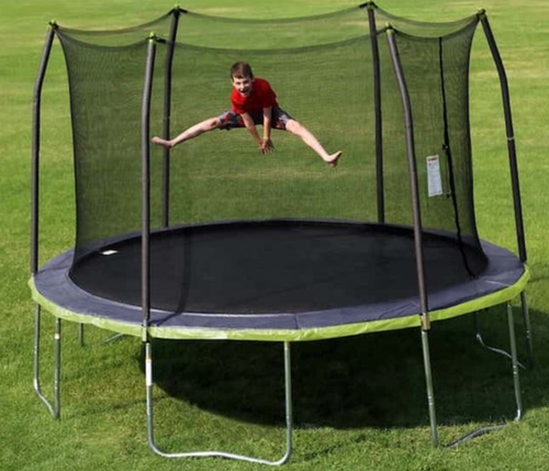 Spring based trampoline 