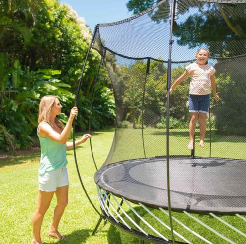 springless trampoline