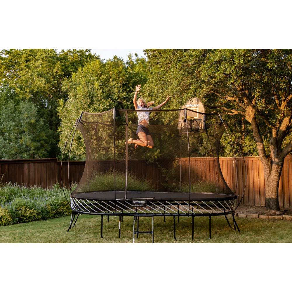 Large Oval Springfree Trampoline