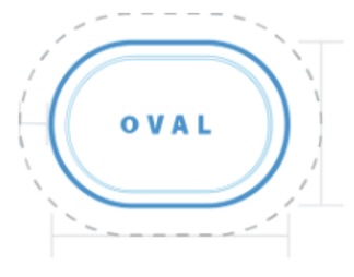 Oval trampoline