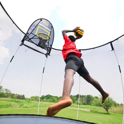 Trampoline hoop