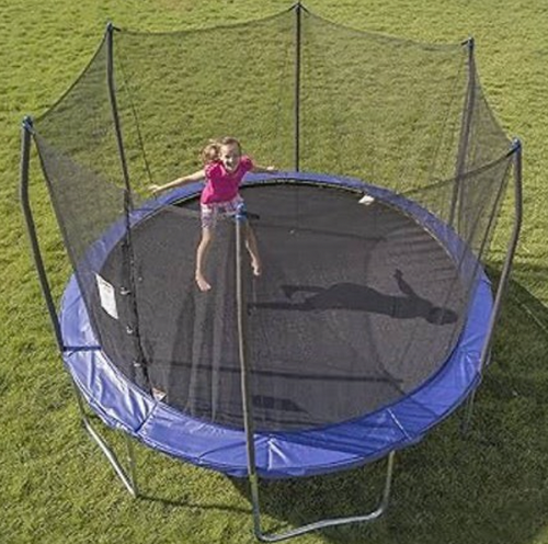 Traditional spring trampoline