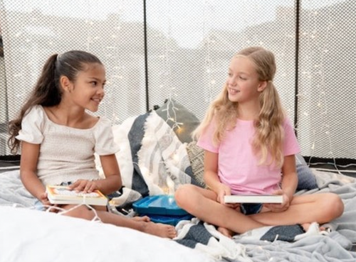Trampoline fort