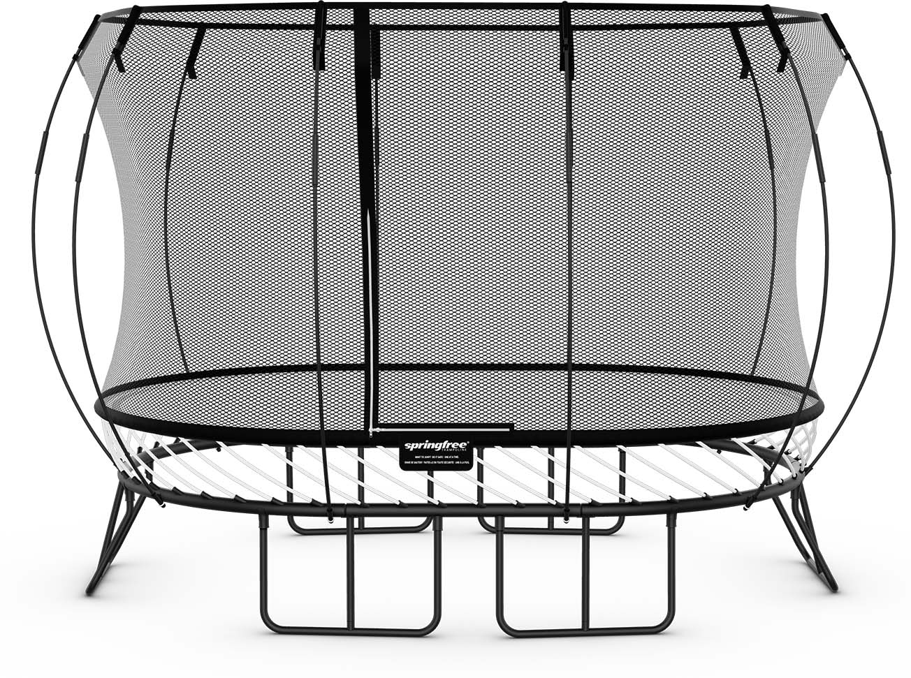Girl bouncing on Springfree Trampoline